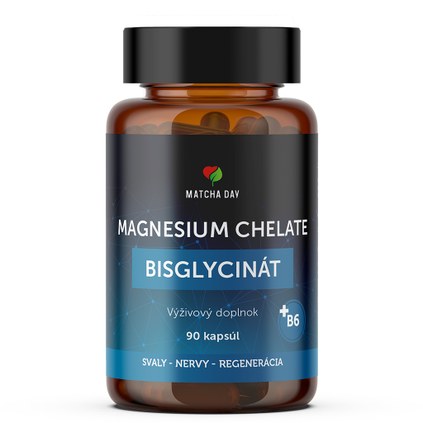 Magnézium chelát (bisglycinát) + B6 - 90 kapsúl